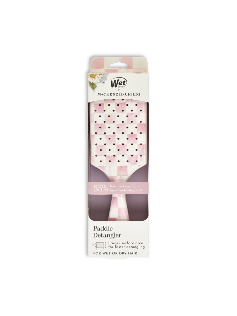 🎀MacKenzie-Childs x Wet Brush Paddle
Detangler - Rosy Check